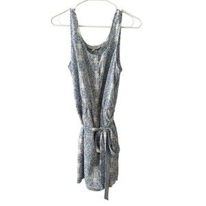 Hayden Los Angeles Blue Paisley Romper Size‎ Large
